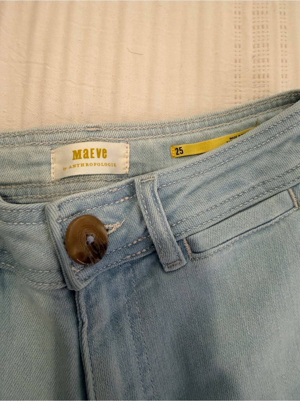 Maeve Light Blue Wide-Leg Women’s Jeans - Picture 3 of 5